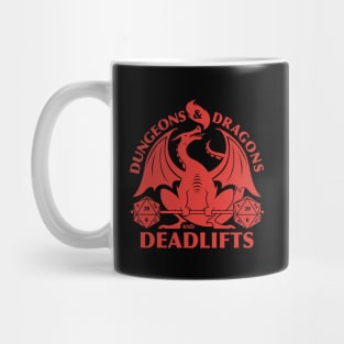 Dungeons and Dragons and Deadlifts Mug